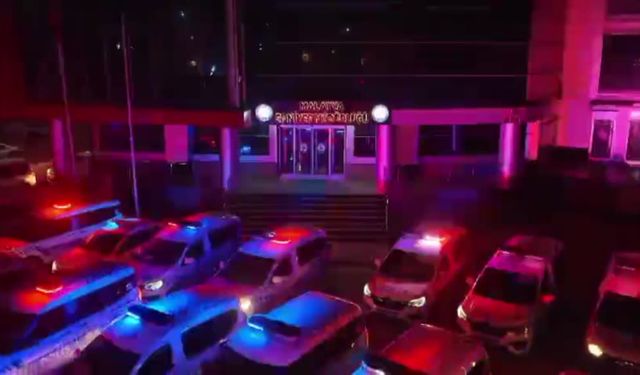 Malatya’da yağma, kumar ve tefecilik operasyonu: Onlarca şüpheli yakalandı