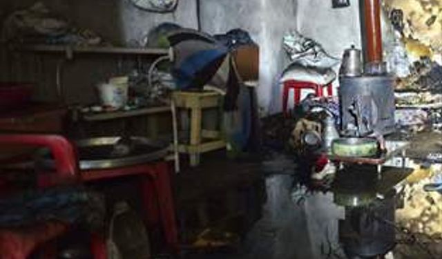 Mardin'de ev yangını: 80 yaşındaki kadın kurtarılamadı