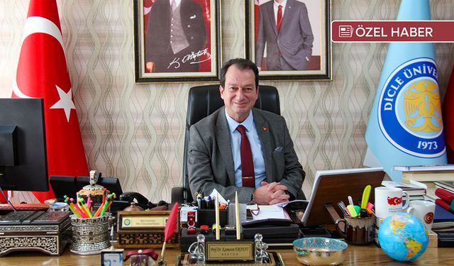 DÜ Rektörü Eronat'tan Amed Haber'e özel açıklamalar
