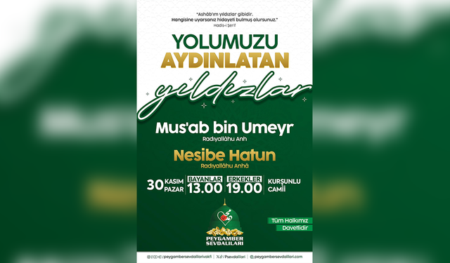 Diyarbakır'da Peygamber Sevdalıları'ndan Sahabe Ayı programı