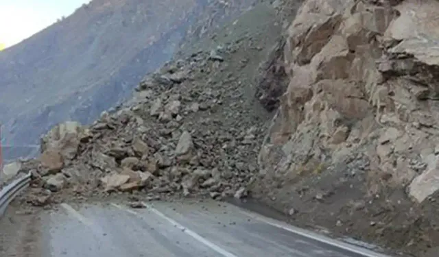 Siirt’te sağanak yağışın ardından heyelan