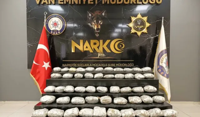 Van'da 19 kilogram skunk ele geçirildi: 1 tutuklama