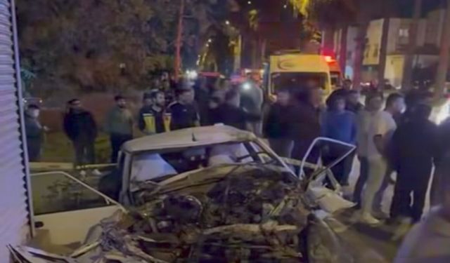 Adana'da çocukların kullandığı otomobil kaza yaptı: 1 ölü