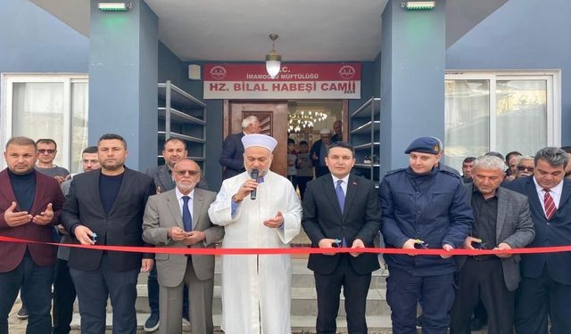 Adana’da Hz. Bilal Habeşi Camii dualarla açıldı