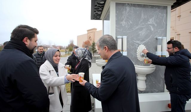 AİÇÜ'de "Çorba Çeşmesi" hizmete açıldı