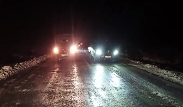 Ardahan'da Posof-Türkgözü kara yolu açıldı