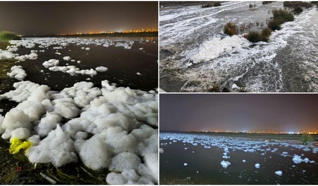 Belediye "temiz" demişti: Dicle nehrinde yine köpüklenme