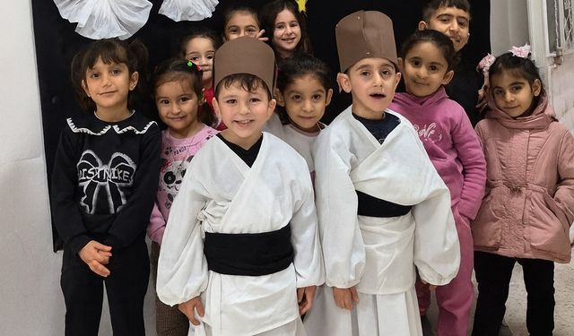 Batman'da çocuklar için Mevlana Haftası etkinliği düzenlendi