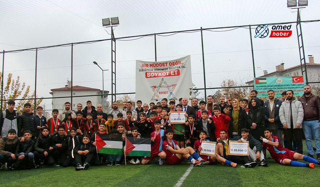 Diyarbakır'da "Gazze Kardeşlik Futbol Turnuvası" sona erdi