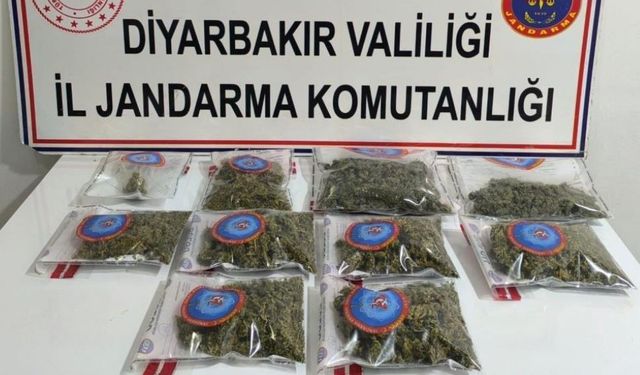 Diyarbakır'da jandarma 25 kilo esrar ele geçirdi
