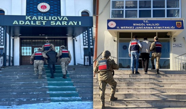 Bingöl’de aranan 4 şahıs jandarma operasyonuyla yakalandı