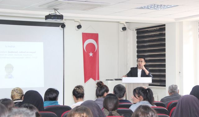 Cizre’de TYP personeline İş Sağlığı Eğitimi verildi