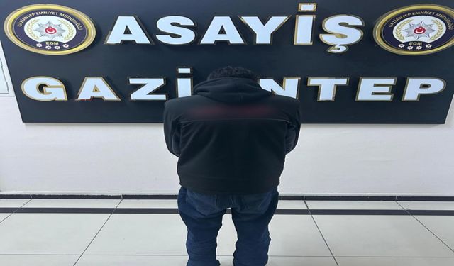 Gaziantep'te kapkaçılık yapan şahıs yakalandı