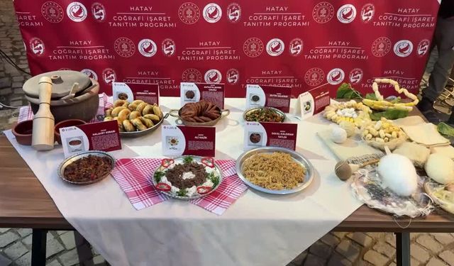 Hatay’da coğrafi işaret tescili alan 7 ürün tanıtıldı