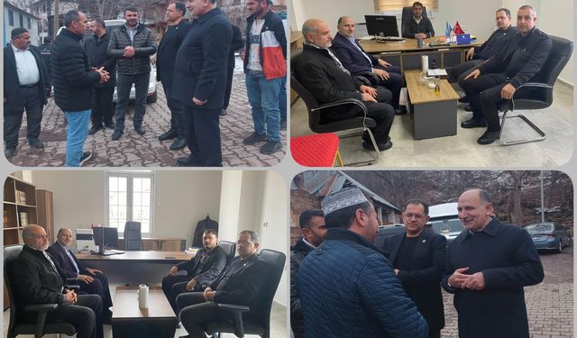 HÜDA PAR Bingöl İl Başkanlığından Adaklı ve köylerine ziyaret