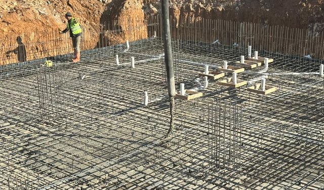 Hüseyin Kölük Camii’nin temeli dualarla atıldı