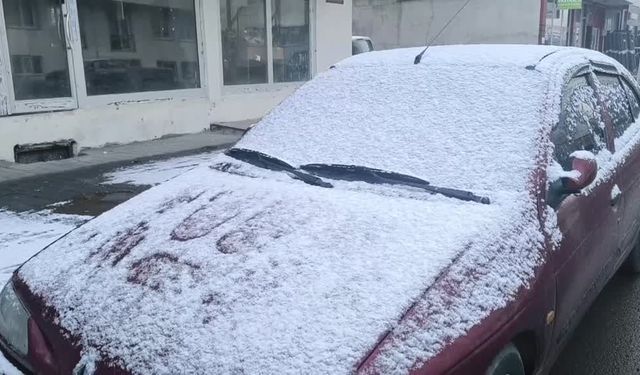 Kars ve Ardahan’da kar etkili oldu