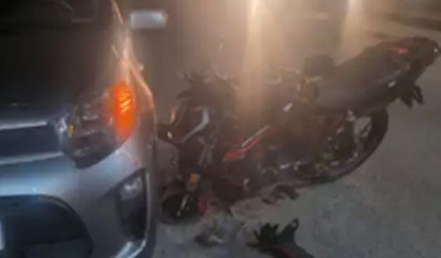 Mardin'de otomobil ile motosiklet çarpıştı: 2 yaralı