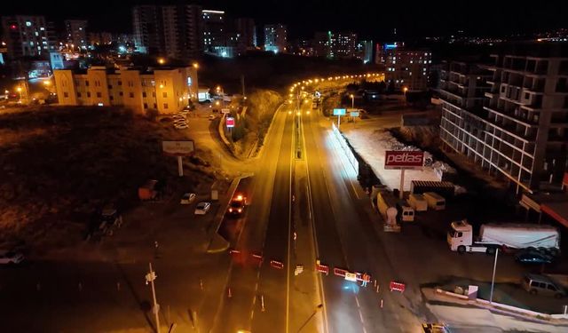 Mardin'de proje tamamlandı, Bulvar trafiğe açıldı
