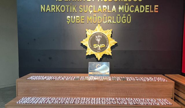 Şanlıurfa’da 2 bin 240 adet sentetik ecza ele geçirildi
