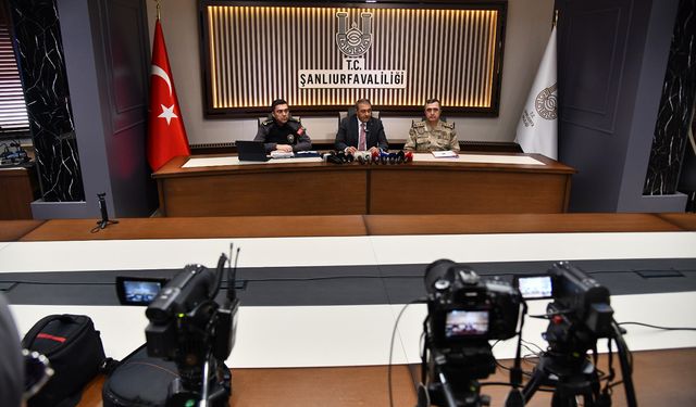 Şanlıurfa’da kasım ayı asayiş raporu açıklandı