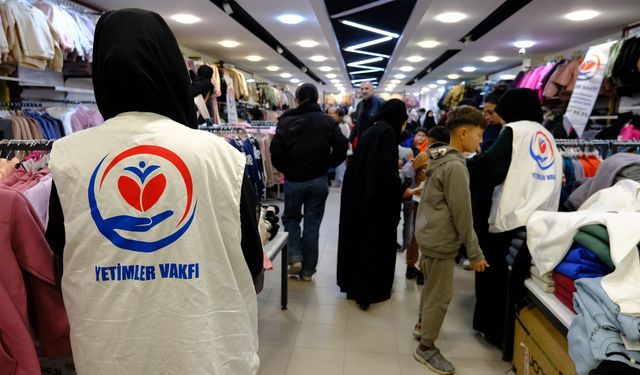 Van'da yetim çocuklara kışlık destek