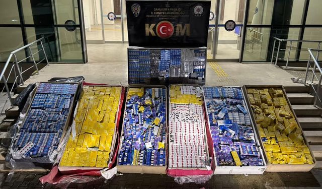 3,5 milyon değerinde kaçak sigara ele geçirildi