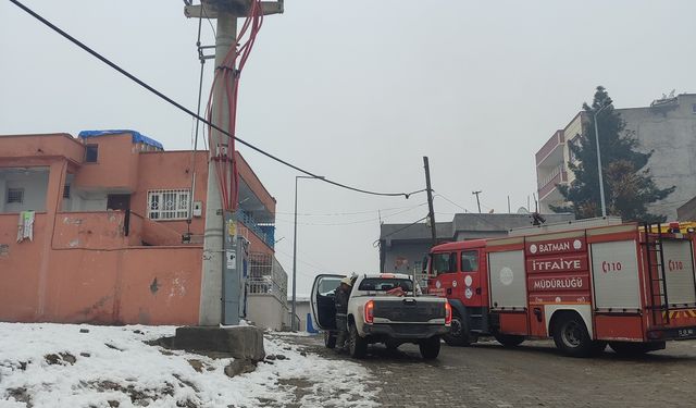 Batman’da trafo patladı: Mahalle elektriksiz kaldı