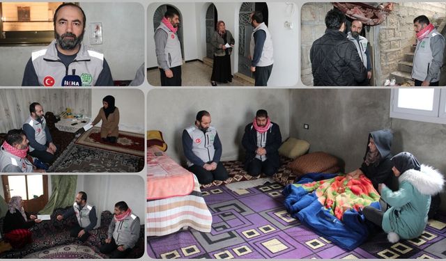 Umut Kervanı Afrin'de savaş mağdurlarına nakdi yardım ulaştırdı