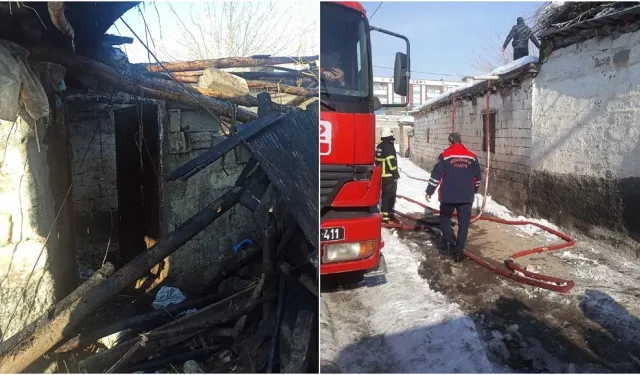 Diyarbakır'da "atlarım üşümesin" derken ahırı yaktı