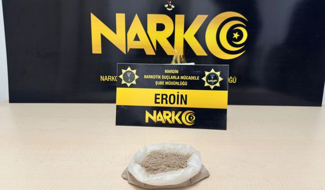 Kızıltepe’de 207 gram eroin ele geçirildi