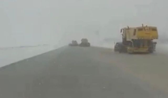 Gaziantep’te yoğun kar yağışı uçuşları durdurdu