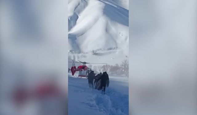 Hakkari’de 5 günde 520 hasta sağlık kuruluşlarına ulaştırıldı