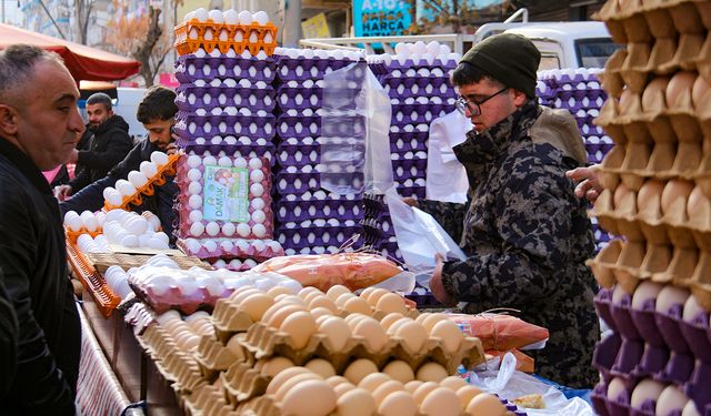 Esnaf: Diyarbakır'da yumurta fiyatları geçen yıla göre uygun