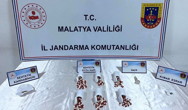 Malatya'da uyuşturucu operasyonu: 2 gözaltı