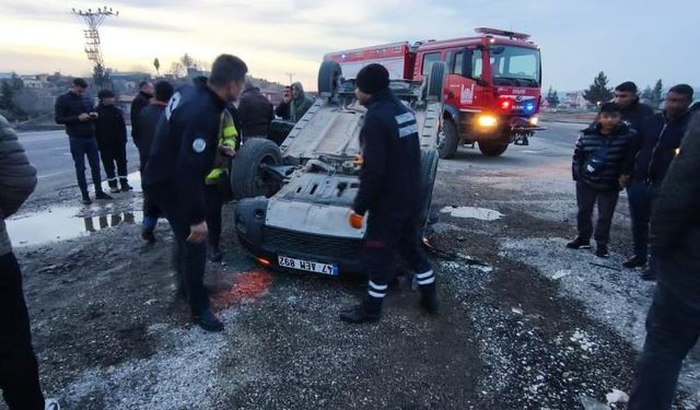 Mardin'de cip takla attı: 1 yaralı