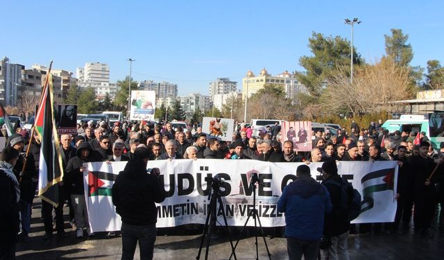 Mardin’de "Dünya Kudüs Haftası" basın açıklaması düzenledi
