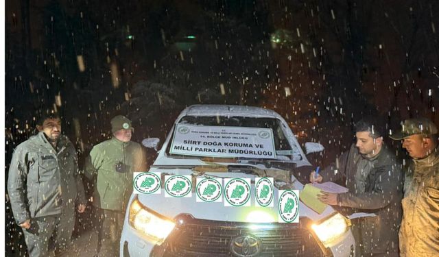 Siirt’te kaçak avcılığa ağır ceza! Av tüfeklerine de el konuldu