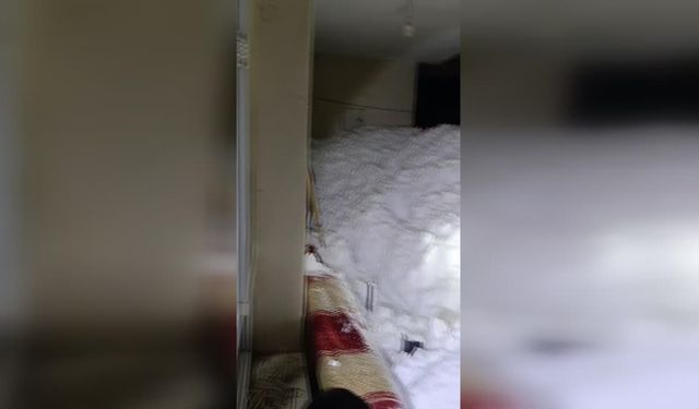 Şırnak'ta evin üzerine çığ düştü: Ekipler seferber oldu