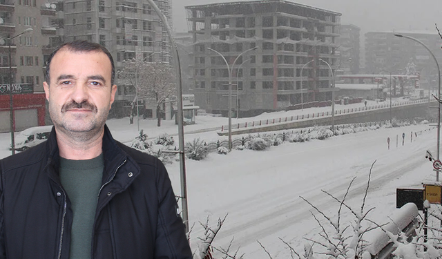 Soğuk hava Diyarbakır'da inşaatları durdurdu sektör temsilcileri uyardı!