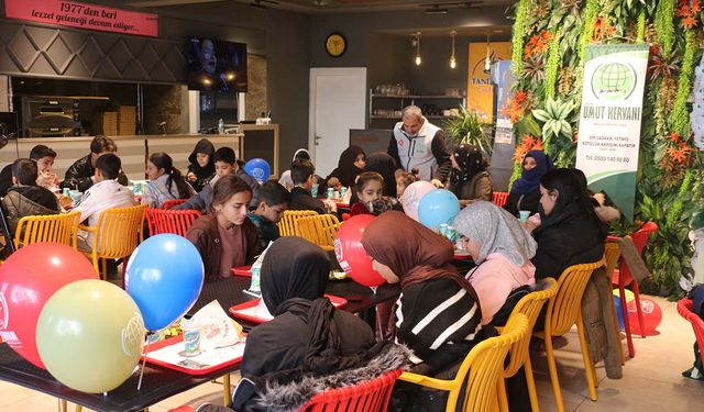 Umut Kervanı, Şanlıurfa’da yetim ve öksüz çocukları sevindirdi