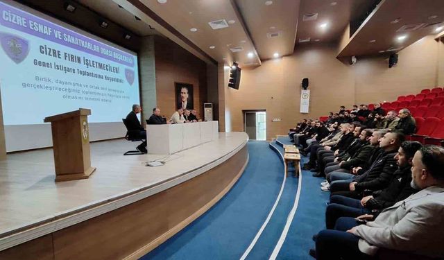 Cizre'de fırıncıların sorunları masaya yatırıldı