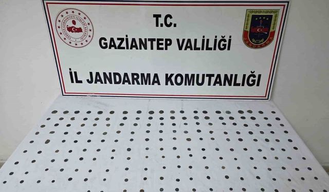 Gaziantep'te 195 adet sikke ele geçirildi: 1 gözaltı