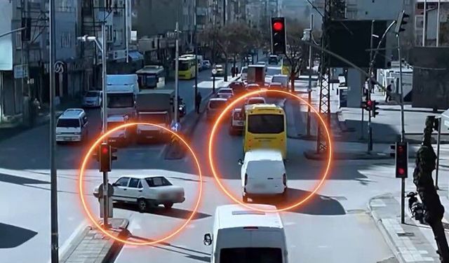Gaziantep'te kırmızı ışık ihlali yapan 6 bin araca ceza
