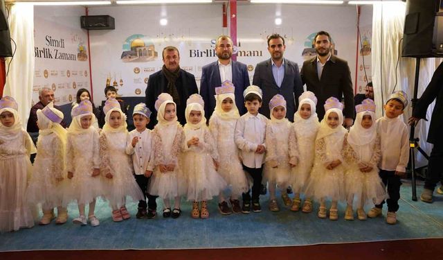 Kahta'da 4-6 yaş miniklerden Kur'an-ı Kerim programı