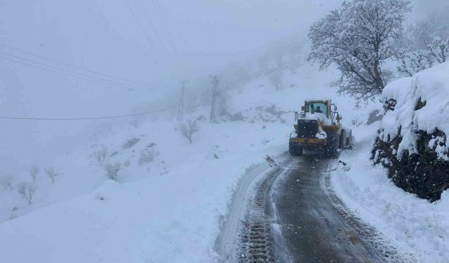 Komşu ilde 115 yerleşim yerinin yolu kardan kapandı