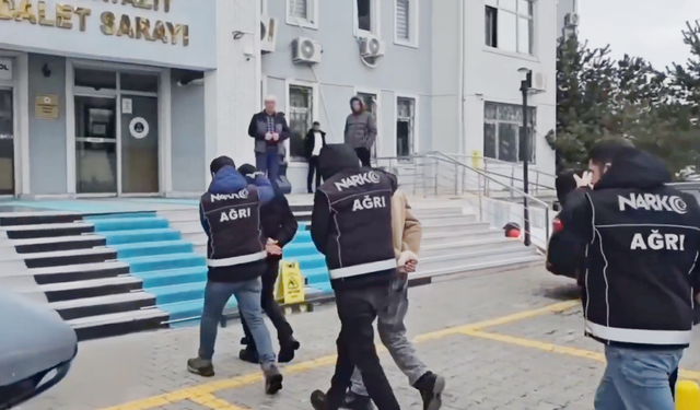 Ağrı'da narkotik operasyonu: 8 tutuklama