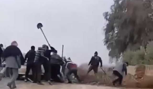 Diyarbakır'a komşu ilde kazmalı kürekli kavga kameraya yansıdı: 7 yaralı