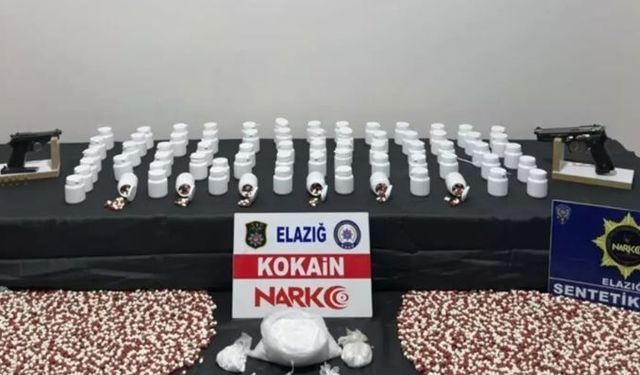Elazığ’da narkotik operasyonu: 1 tutuklama