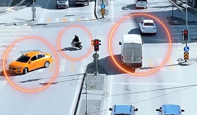 Kırmızı ışık ihlali yapan 6 bin 705 araca ceza